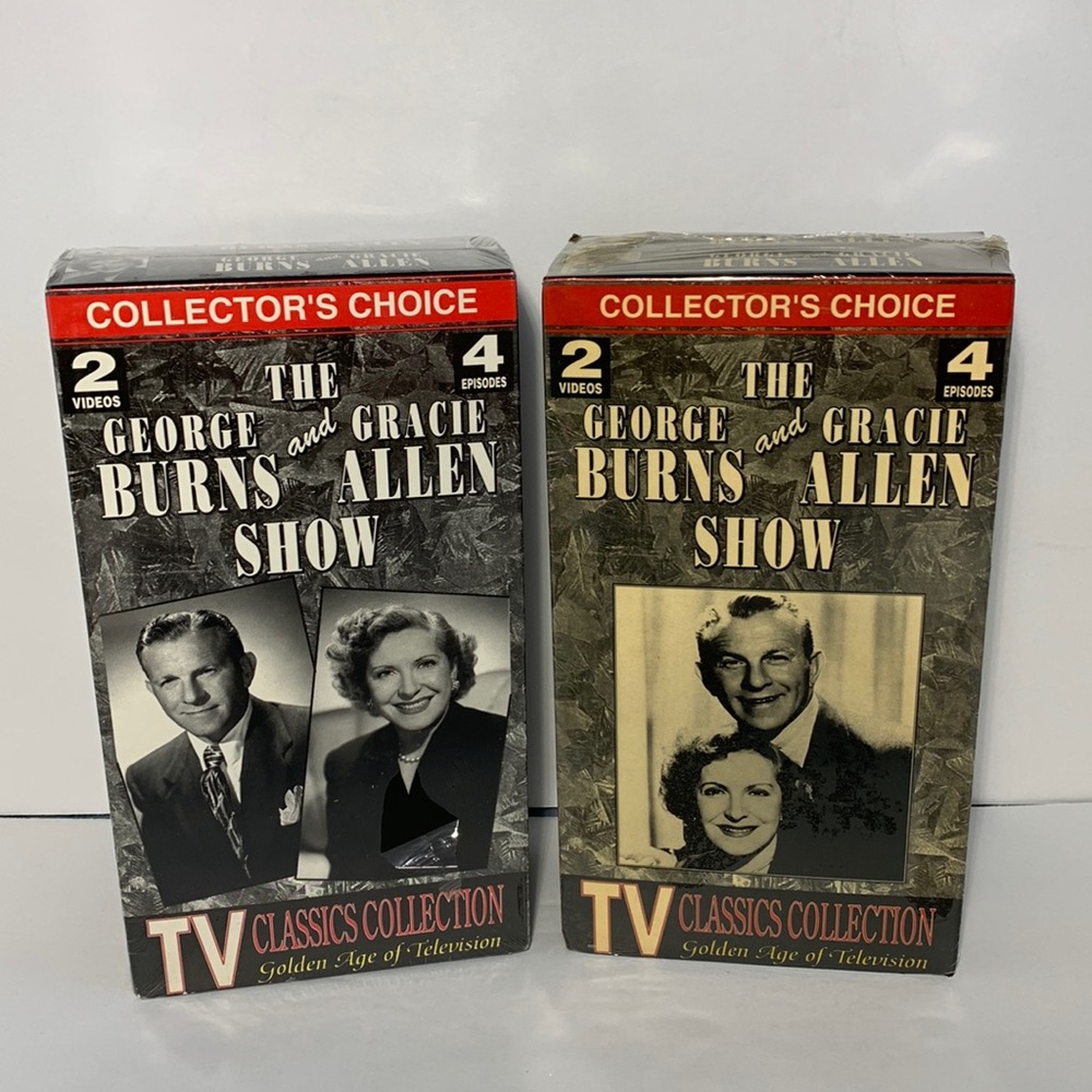 VTG VHS Sealed The George Burns and Gracie Allen Show TV Classics Collection Set